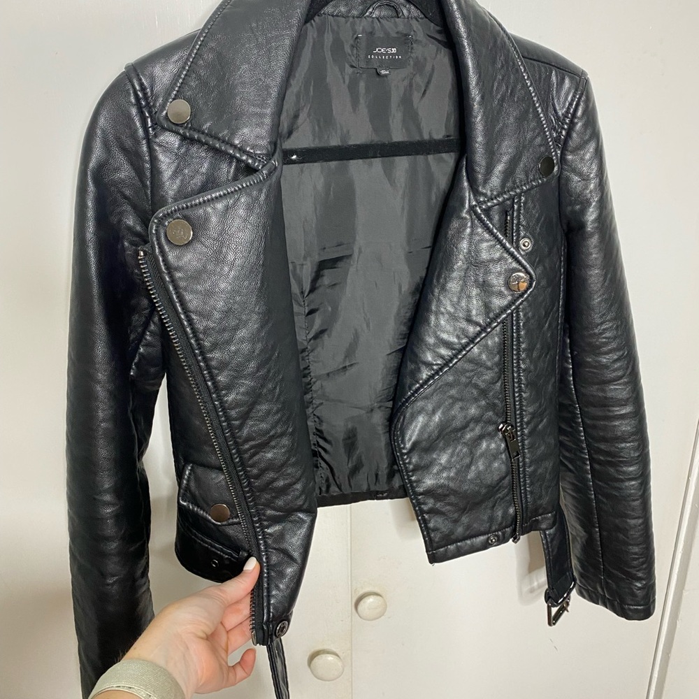 Perfect Black Leather Jacket - image 2